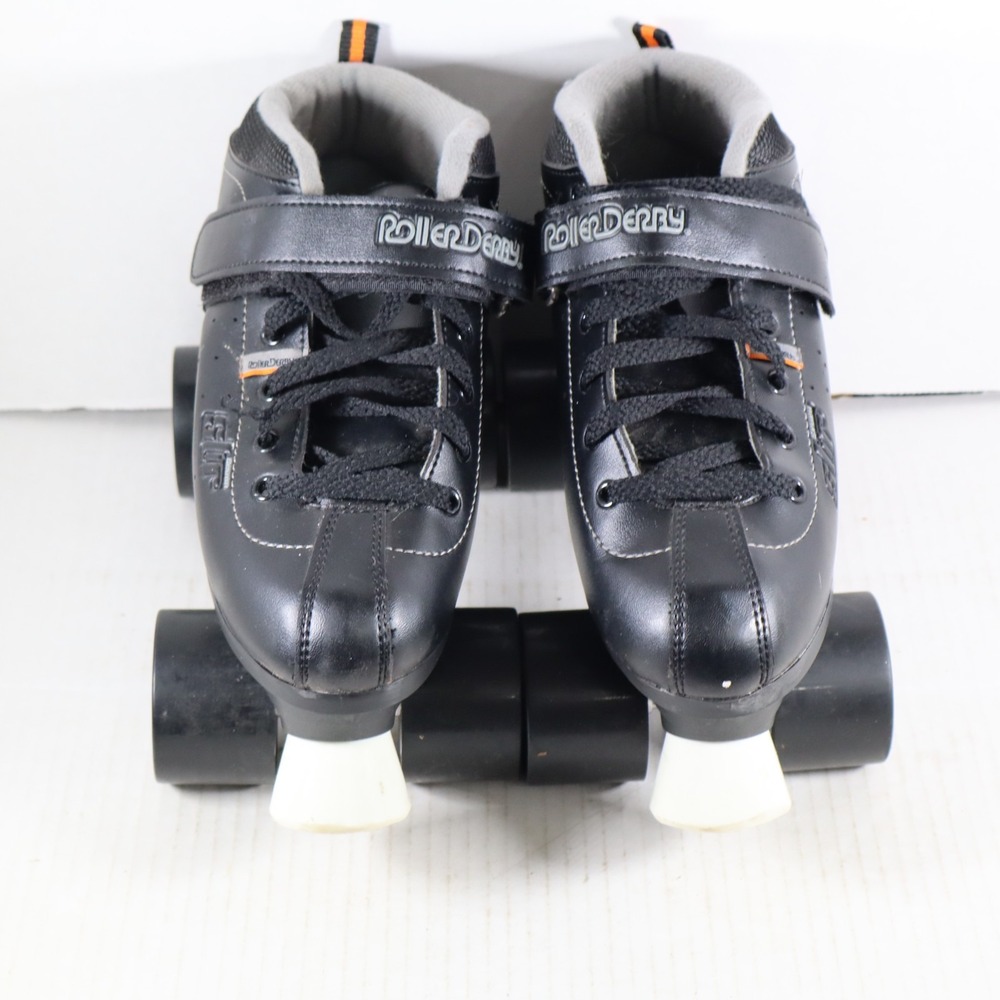 Roller Derby STR Seven Quad Speed Roller Skates Black Adult Size 6